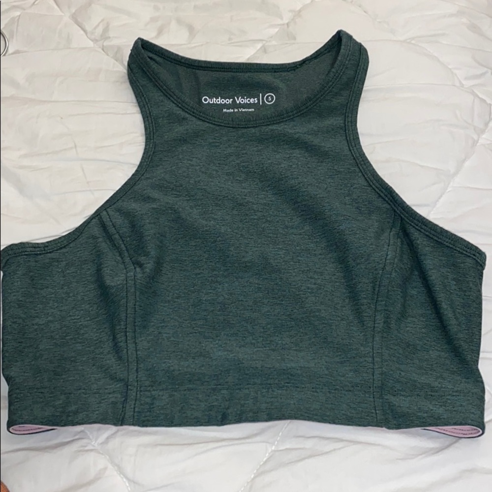 Outdoor voices bra/crop top size S